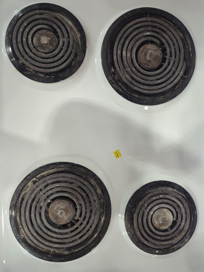 White GE Electric Coil Stove