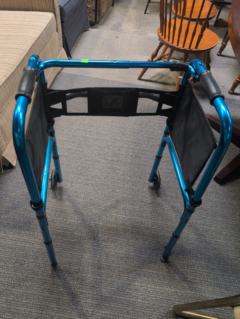 Hugo Blue Folding Walker