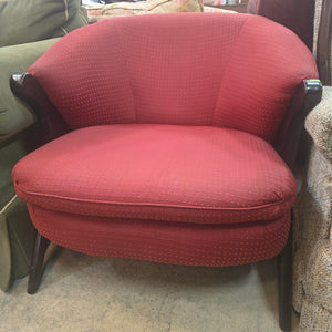 Red Tub Accent Chair