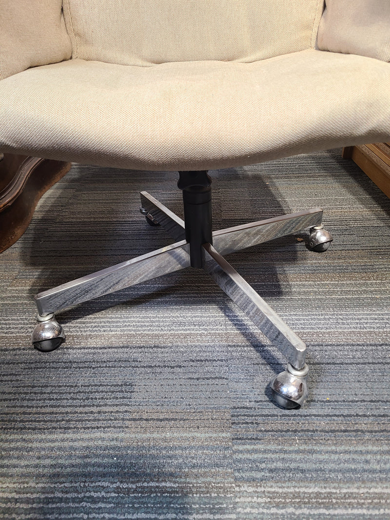 Mid-Century Modern Inspired Swivel Office Chair