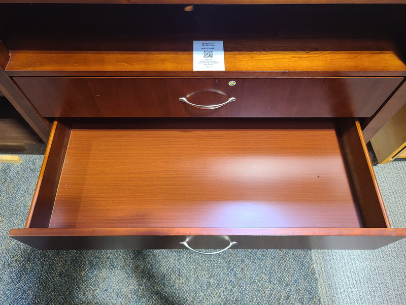 Classic Brown Wood TV Stand with Storage Drawers