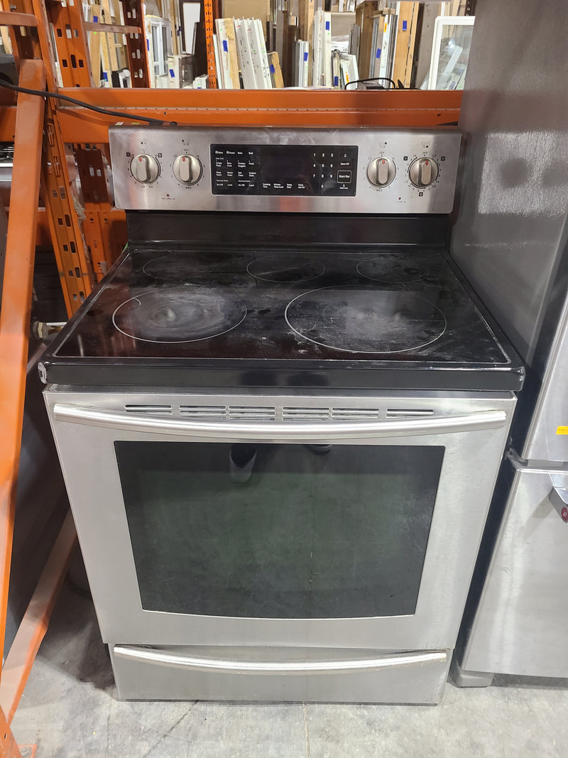 Samsung 30-Inch Freestanding Electric Convection Range in Stainless Steel