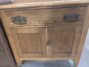 Small Wooden Cabinet with Drawer