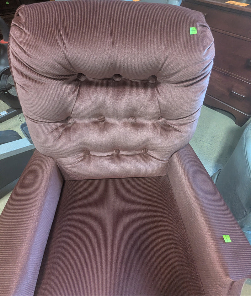 Burgundy Traditional Armchair