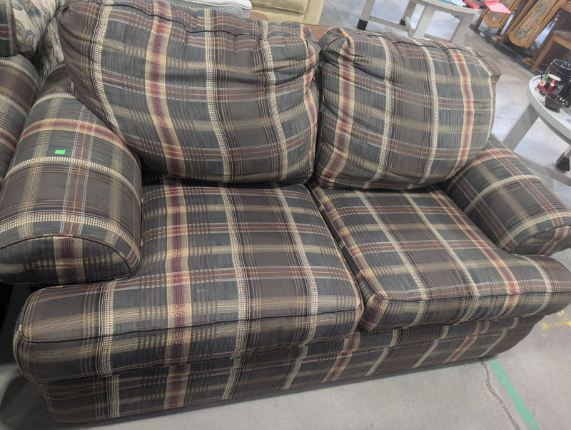 Plaid Loveseat