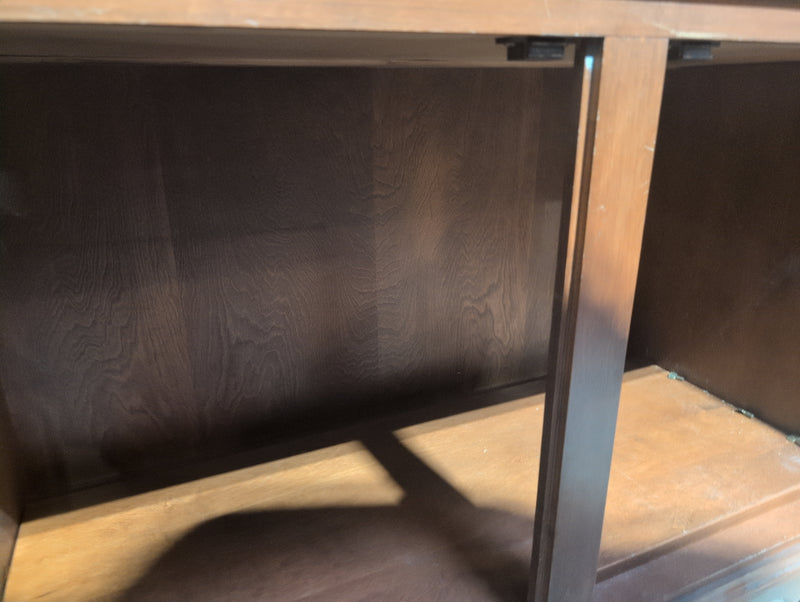 Warm Brown Buffet with Hutch