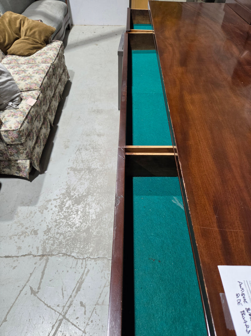 Antique Victorian Pedestal Sideboard