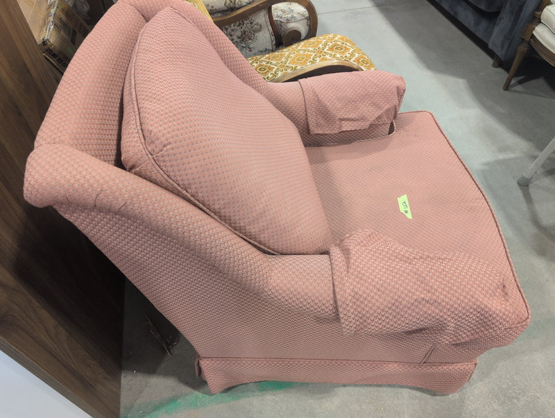 Pink Patterned Armchair