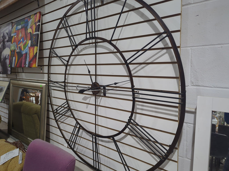 Giant Roman Numeral Clock