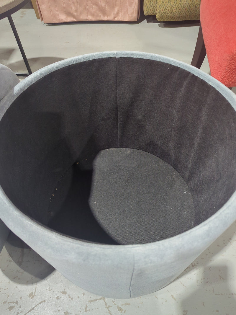 Modern Round Storage Ottoman with Lid