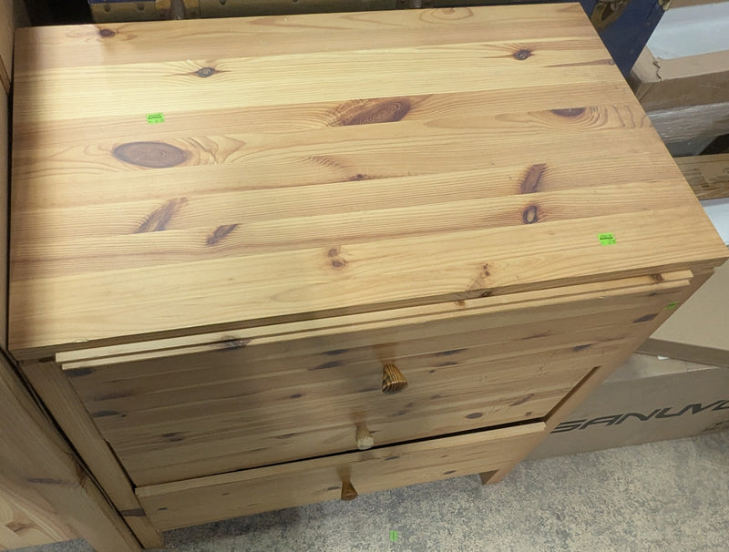Rustic 3-Drawer Wooden Dresser