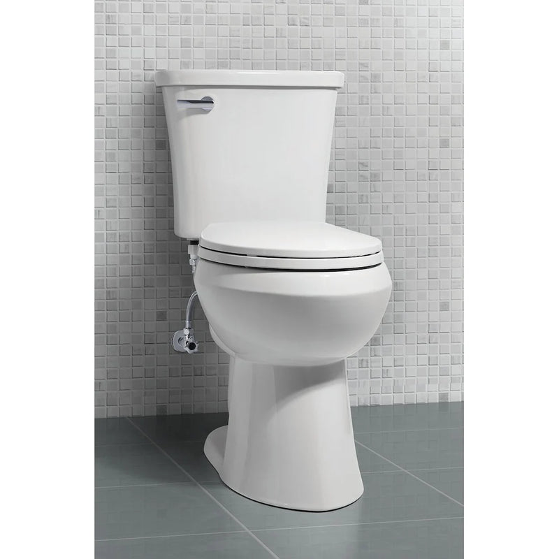 Glacier Bay Pro Series All-In-One 2-Piece Dual Flush Toilet in White