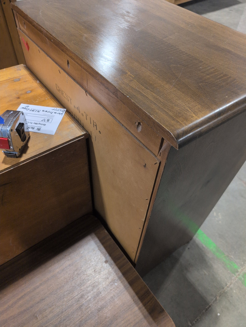 Warm Brown MCM 4 Drawer Dresser