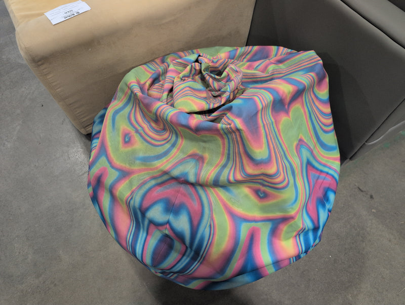 Multicolored Bean Bag Chair