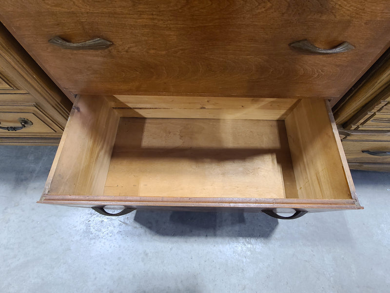 Mid-Century Modern Style 4-Drawer Wooden Dresser