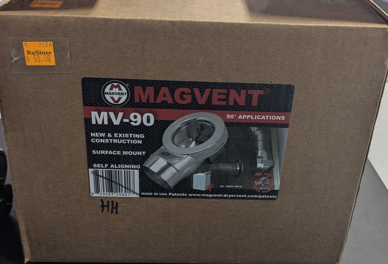 MagVent MV-90 Magnetically Aligned Dryer Vent Coupling