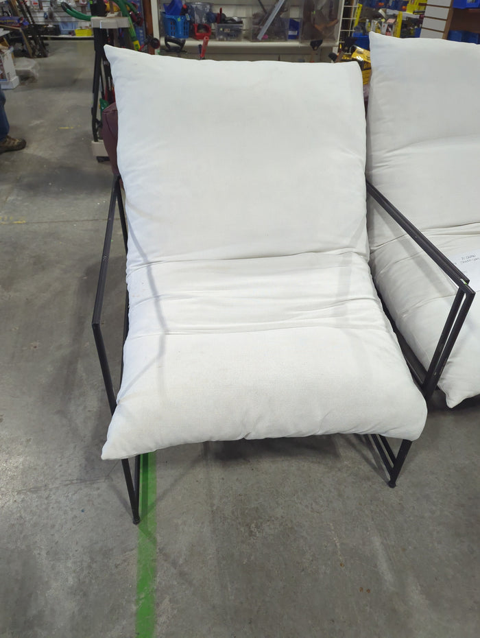 Steel Framed Lounge Chair