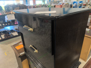 Black and Gold Night Stand