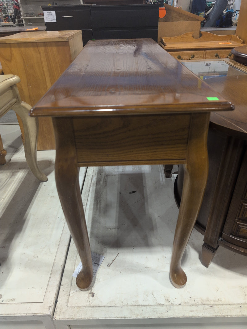 Long Wooden Hallway Table with Drawer