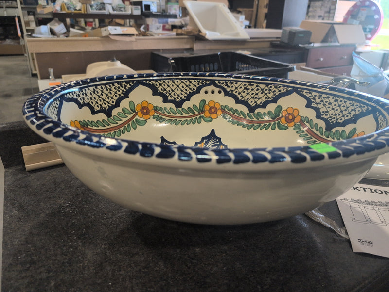Talavera Design Sink Bowl