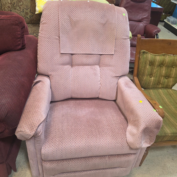 Vintage Pink Recliner