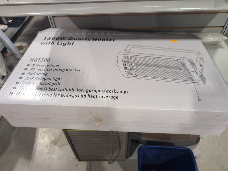 1500W Quartz Heater with Light