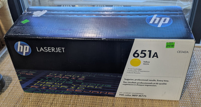 HP 651A Yellow Original LaserJet Toner Cartridge