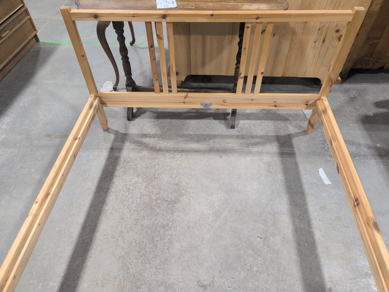 Simple Wooden Bed Frame, Full/Double Mattress