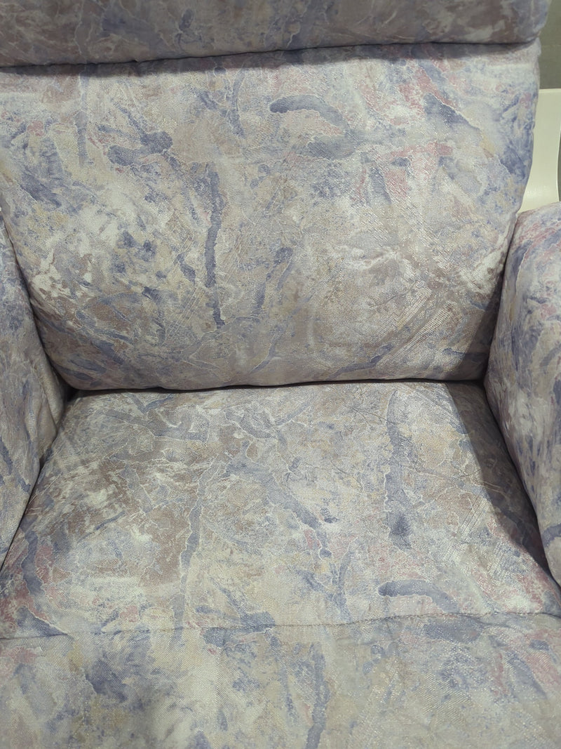 White Glider with Matching Ottoman