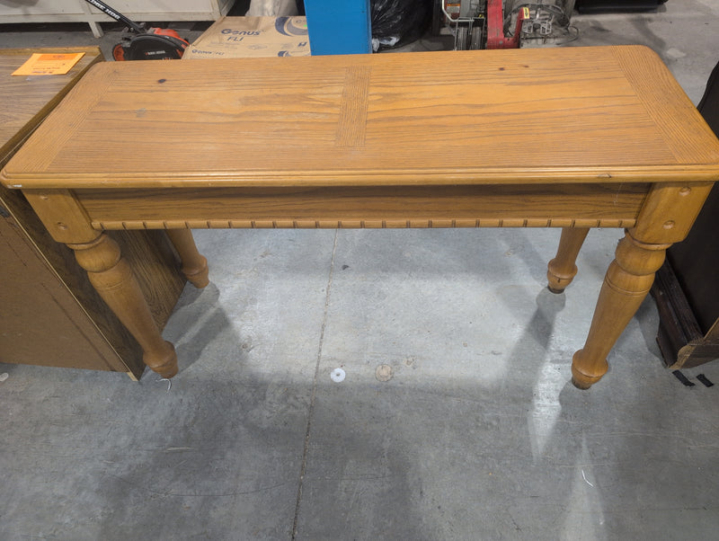 Light Brown Console Table with Drawer