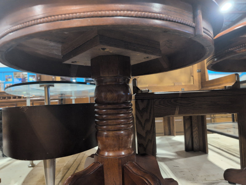 Round Wooden Side Table