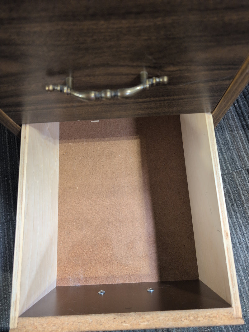 7 Drawer Desk with World Map