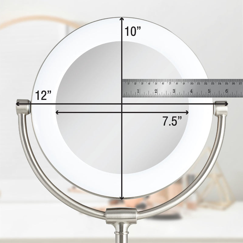 Zadro SLVRT410 Lighted Dimmable Sunlight Vanity Mirror