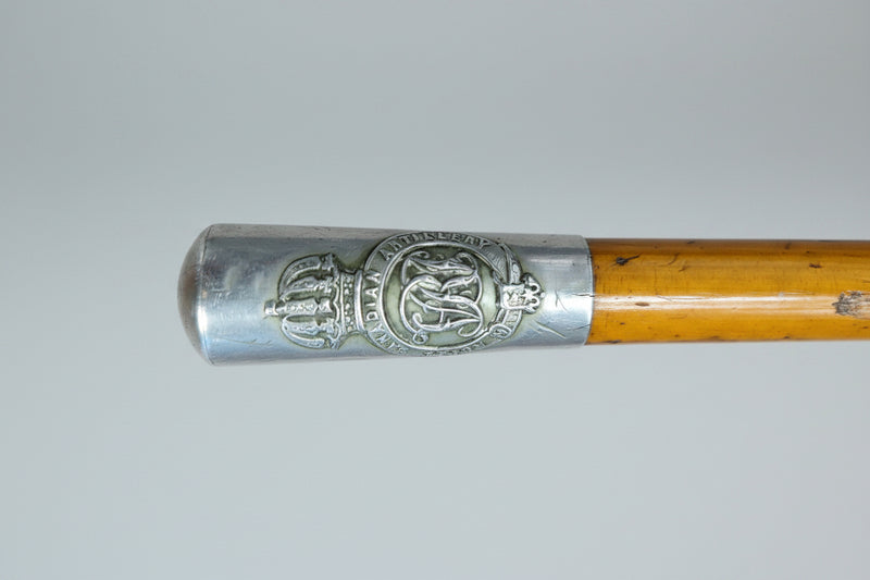 Vintage Canadian Artillery Officer's Wooden Swagger Stick