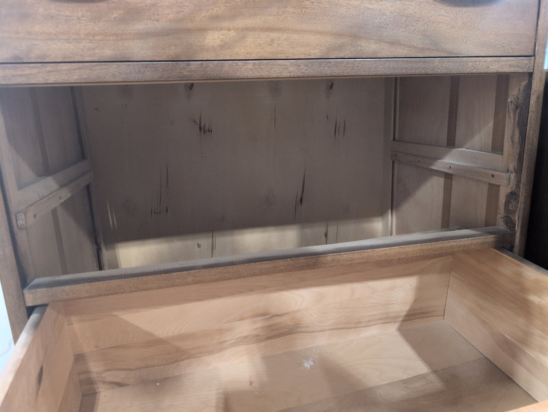 Waterfall Style Wood Dresser