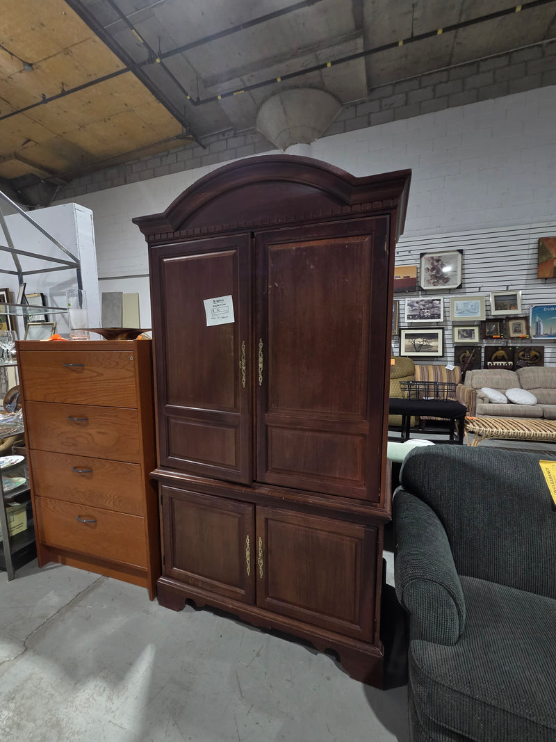 Solid Wood TV Armoire