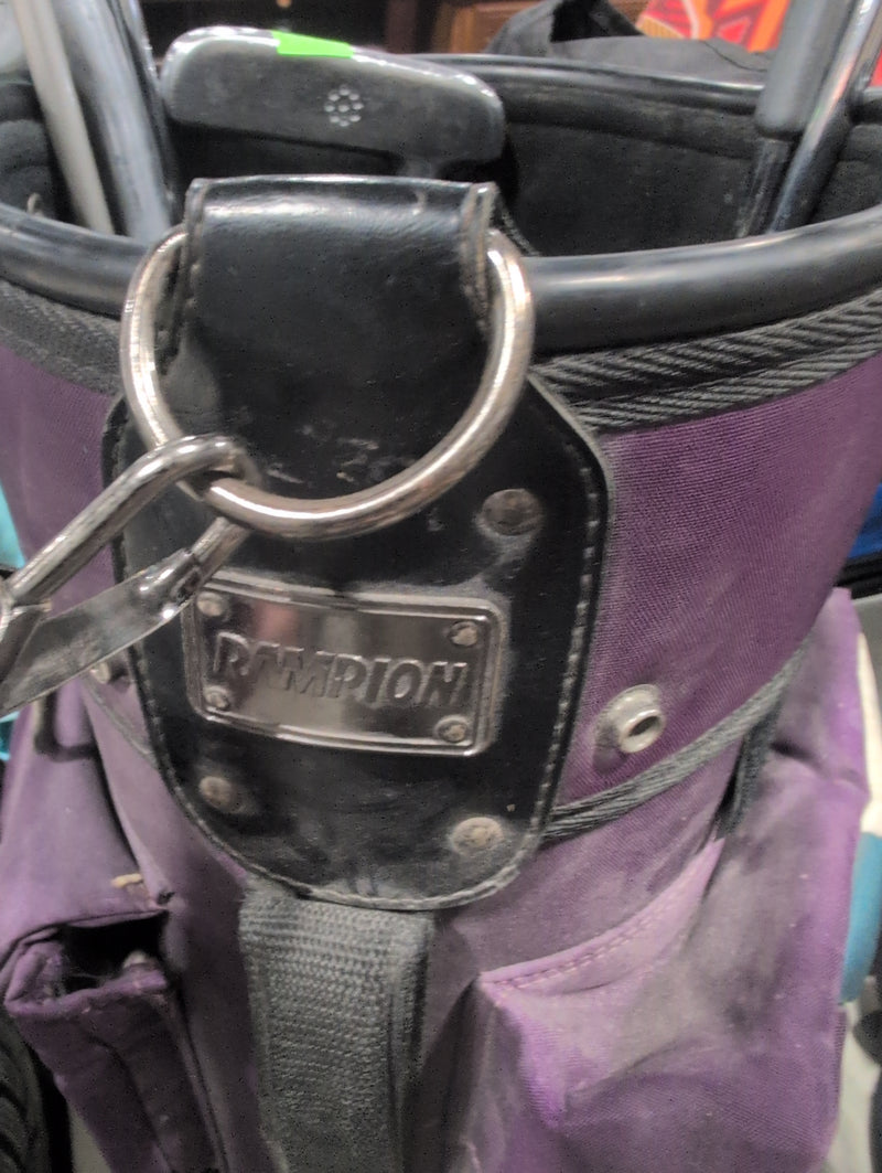 Rampion Purple Golf Bag