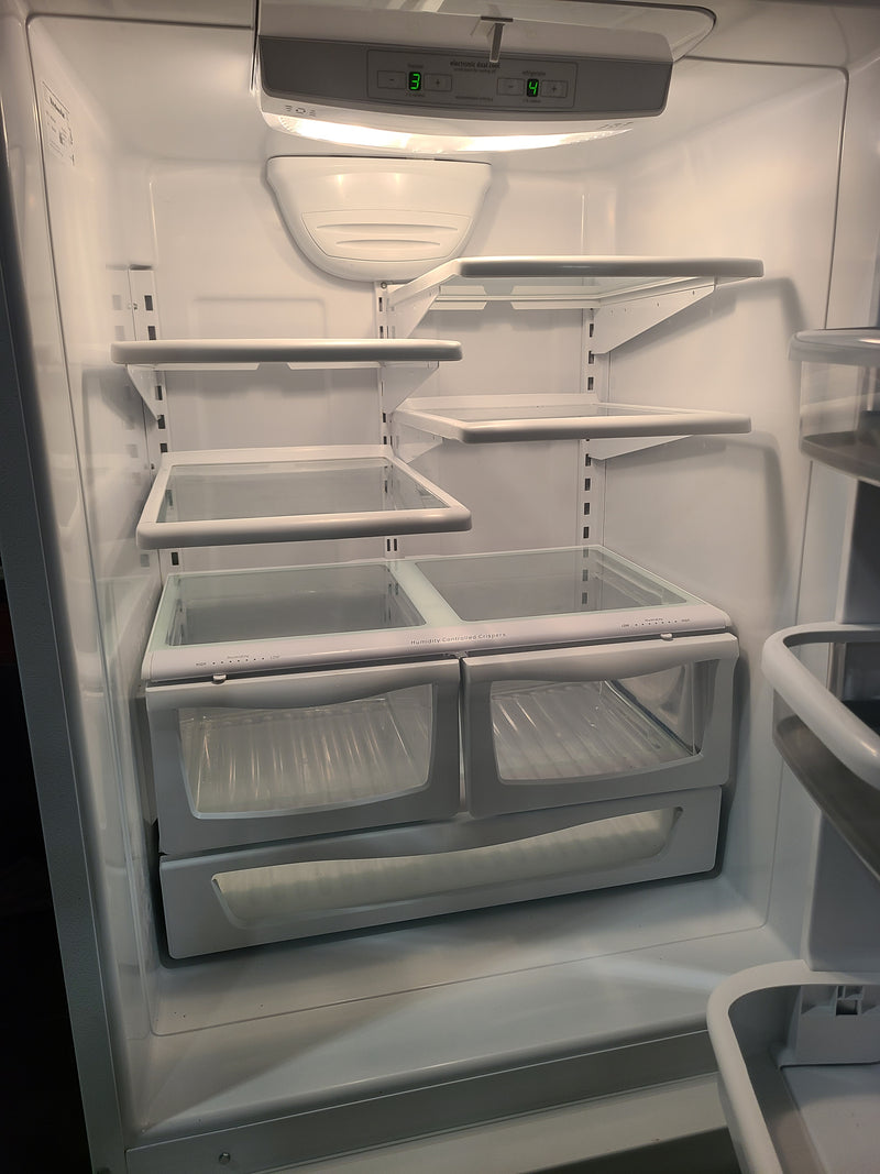 KitchenAid White Bottom-Freezer Refrigerator