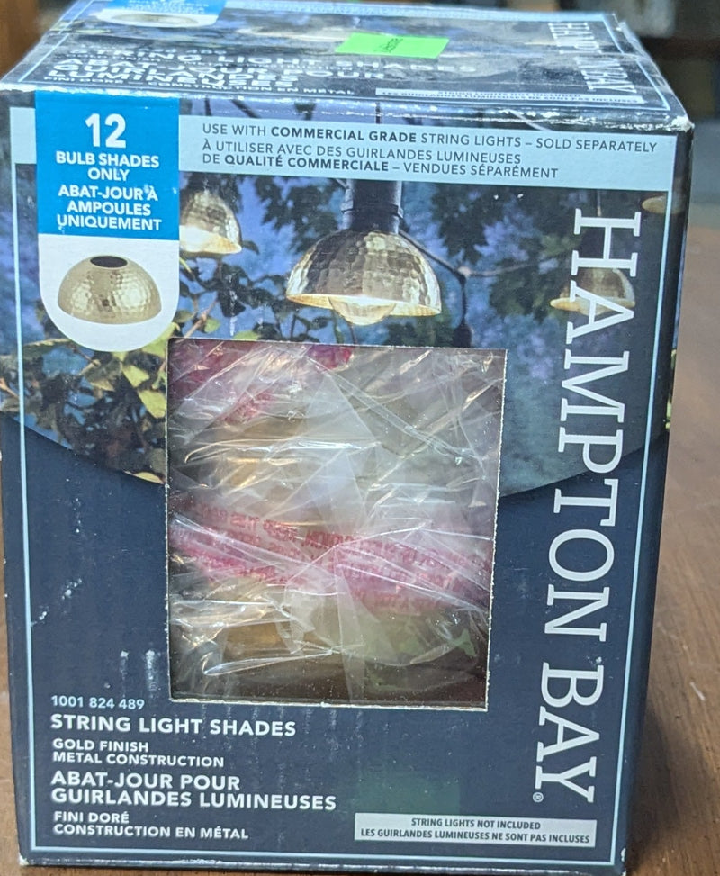 Hampton Bay Gold String Light Shade (Light Not Included)