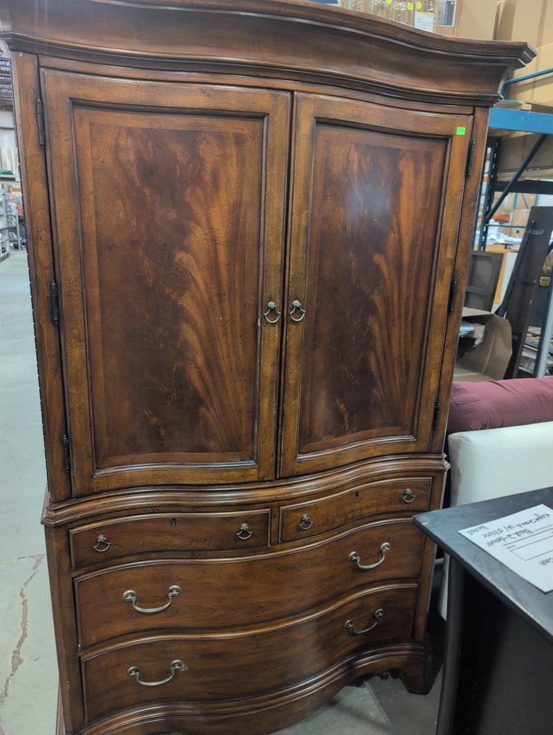 Thomasville Mahogany Veneer TV Armoire