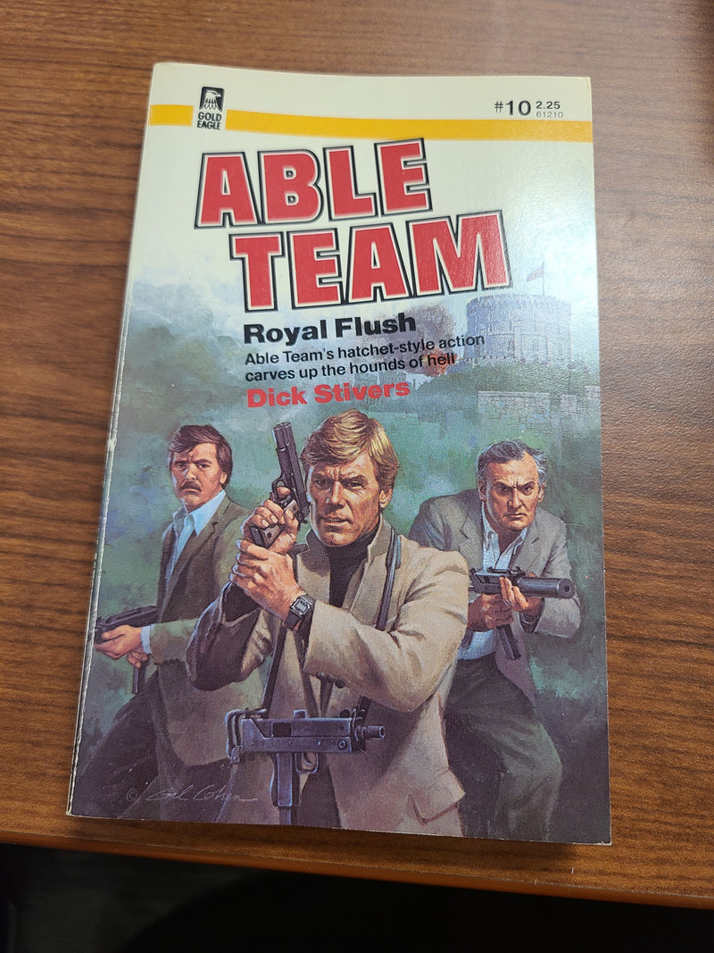 Vintage Able Team Men's Action Adventure Paperback Set #1–15 (Complete Consecutive Run)