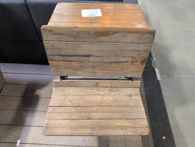 Bench with Back Shelf