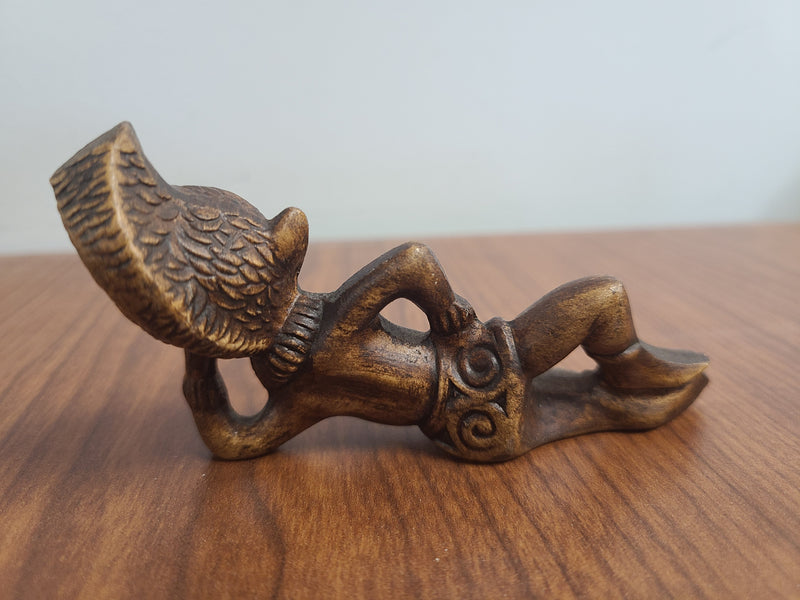 Vintage MCM Island-Style Menehune / Tiki Figurine Set of 3