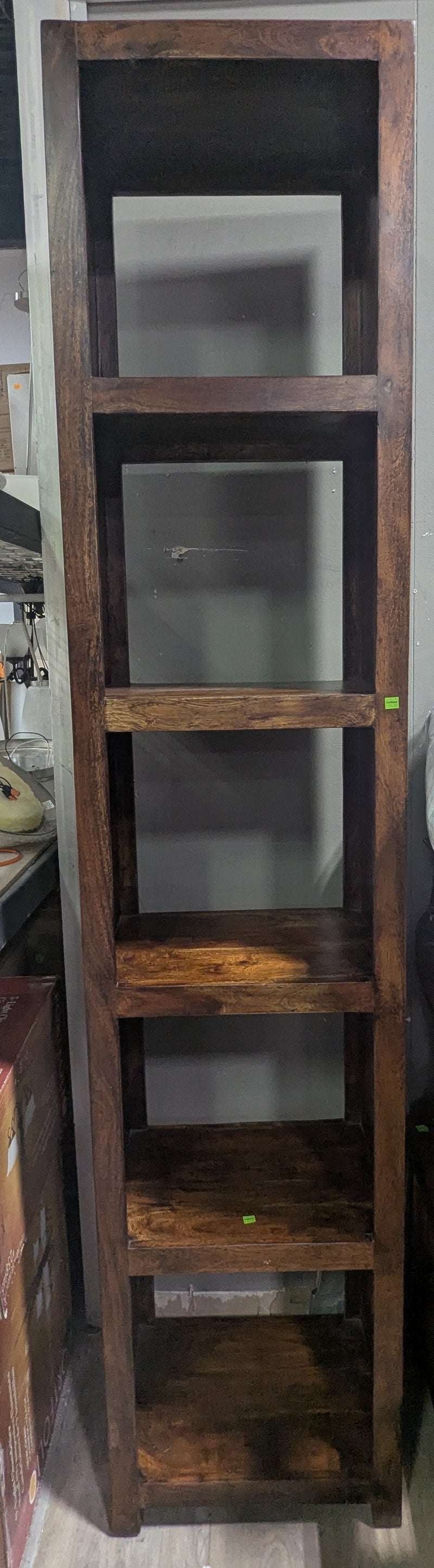 Oak 5-Shelf Freestanding Bookcase