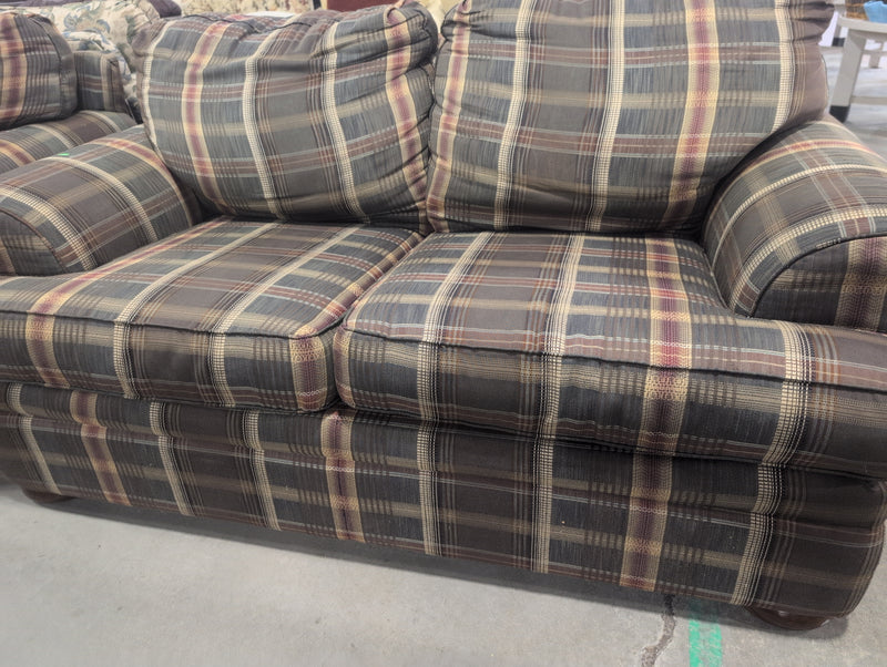 Plaid Loveseat