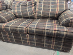 Plaid Loveseat