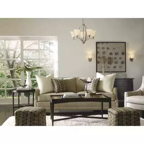 Progress Lighting Joy Collection 5 Light 24.13 inch Brushed Nickel Chandelier Ceiling Light