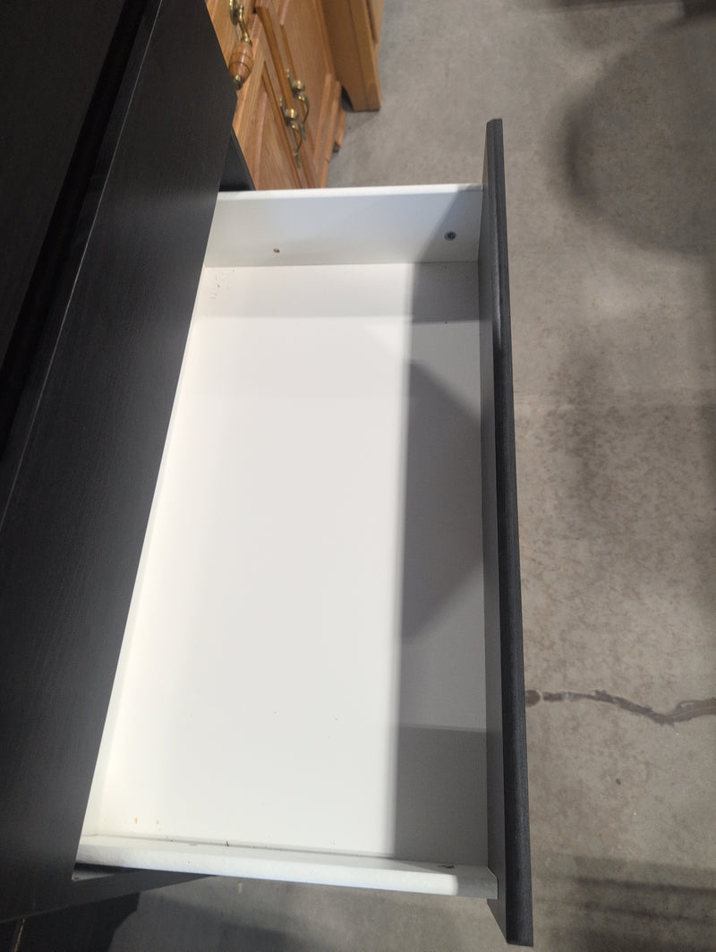 Black 5 Drawer Tall Dresser