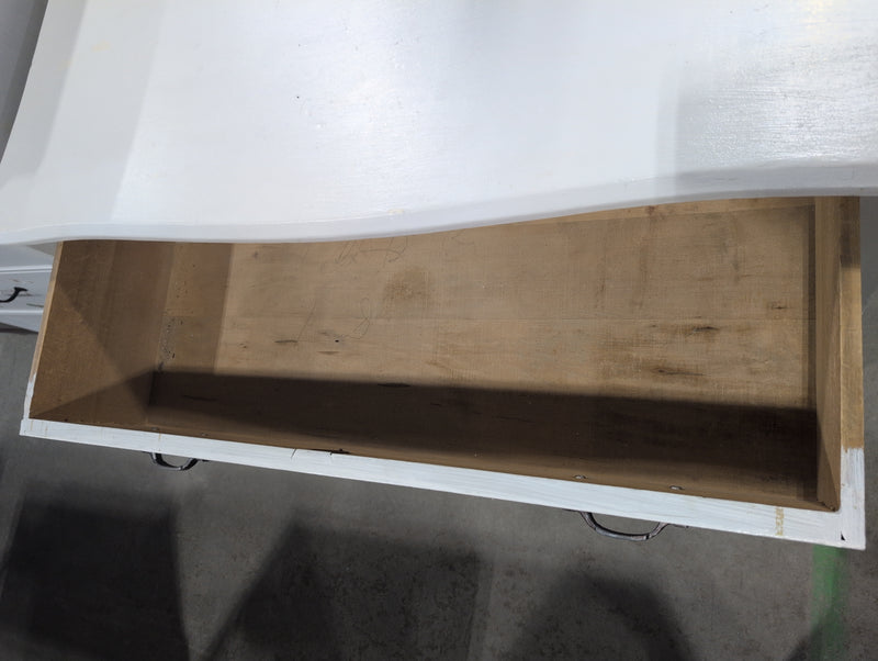 White Antique 3 Drawer Dresser