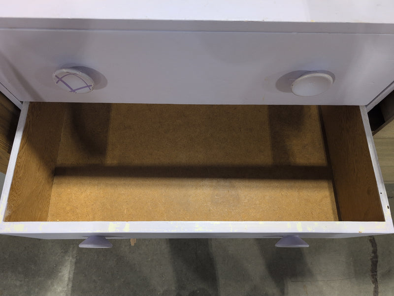 Light Purple 4 Drawer Dresser
